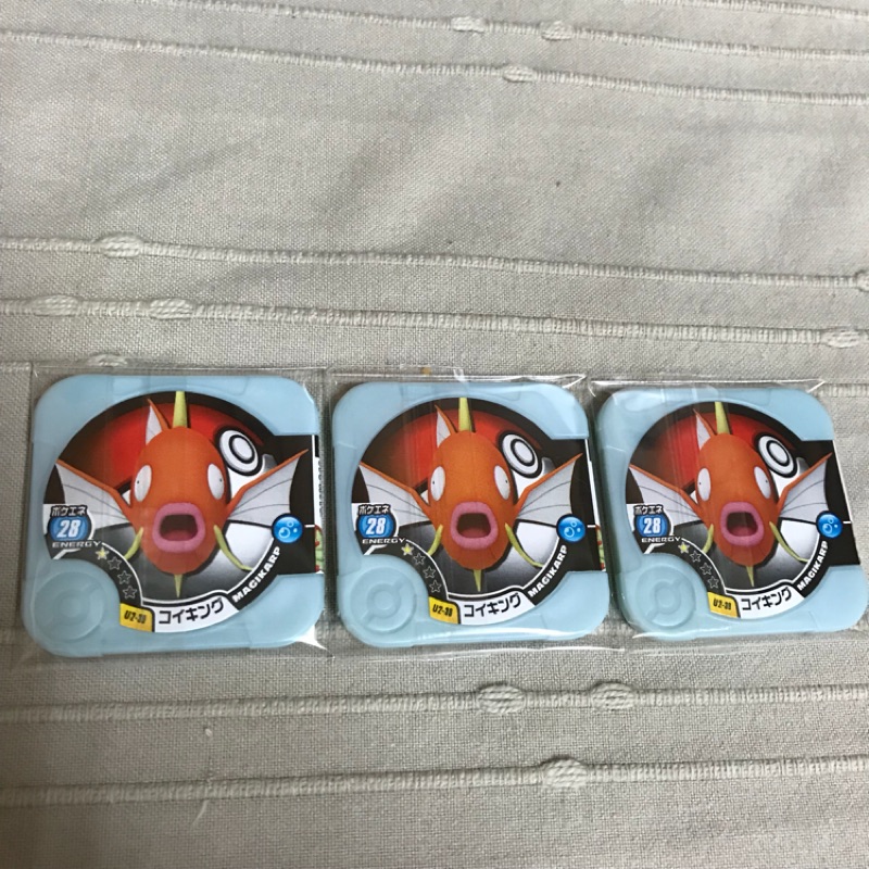Pokémon tretta U2彈 神獸鯉魚王3隻合售