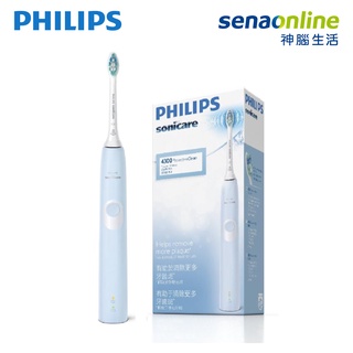 PHILIPS 飛利浦 HX6803 健康護齦 音波 電動牙刷(藍) + 贈 (PHILIPS 智慧護齦刷頭 6入組)