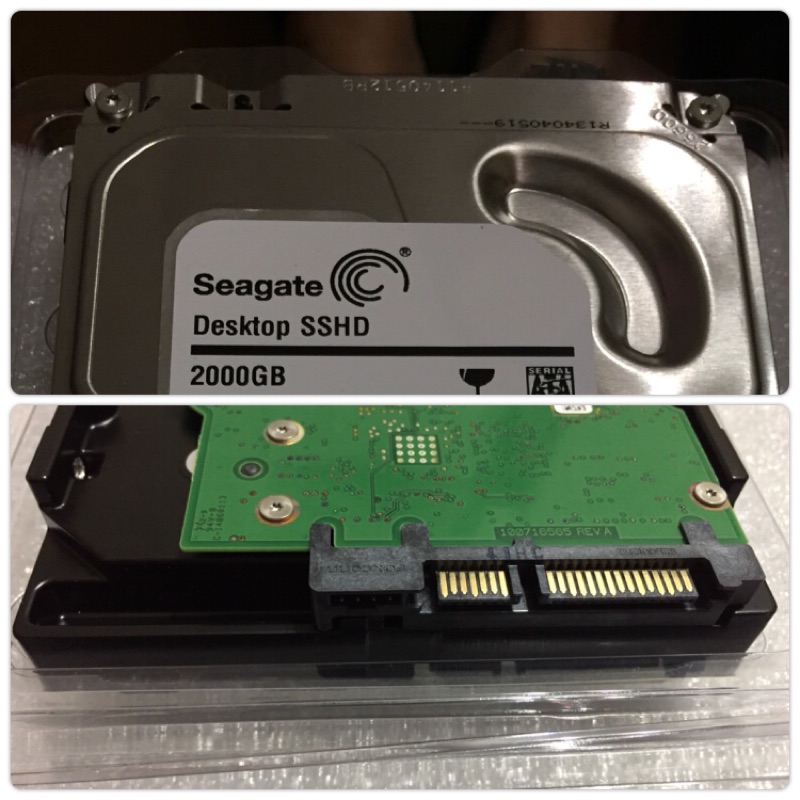 Seagate SSHD 2TB 3.5吋 7200RPM ST2000DX001 桌機硬碟（二手良品）