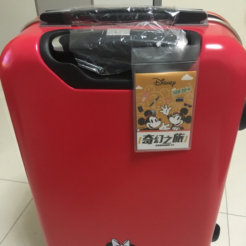 Deseno 行李箱 Disney 迪士尼 俏皮紅 米奇米妮 20吋 奇幻之旅 PC鏡面拉鍊行李箱 CL2609
