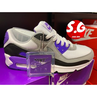S.G NIKE AIR MAX 90 OG CD0490-103 30週年 女鞋 紫白 灰黑 復古 休閒 氣墊 慢跑鞋