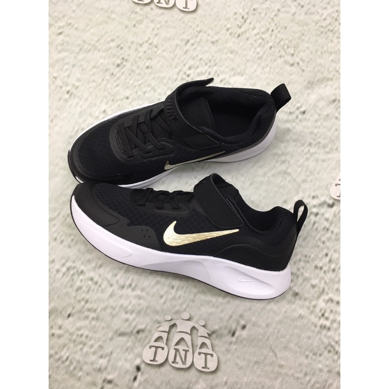 《TNT》NIKE WEARALLDAY 中童 魔鬼氈 耐磨 透氣 穿脫方便 慢跑鞋 CJ3817005