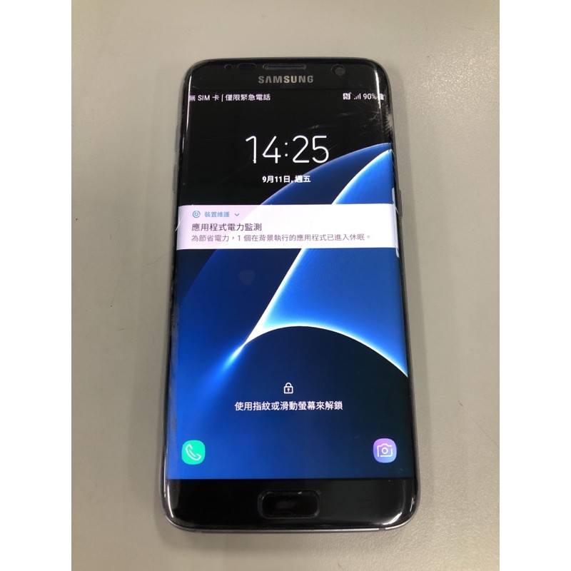 三星旗艦S7 edge 功能正常一處黑點手機二手機備用機 蝦皮購物