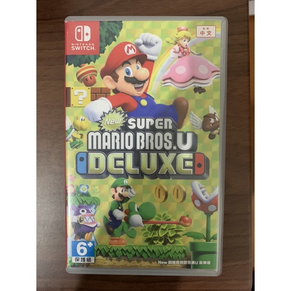 Switch New 超級瑪利歐兄弟U 豪華版 Super Mario Bros.U Deluxe 中文版 二手