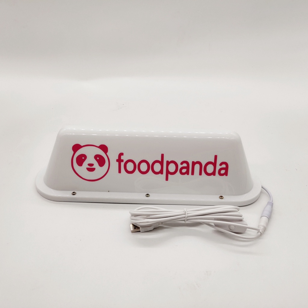 熊貓Foodpanda車燈-客製化車頂燈(白光)大箱燈LED燈