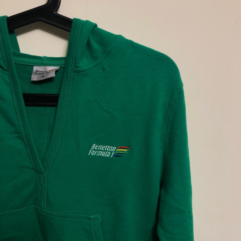 Benetton Formula 1 綠色開襟帽T