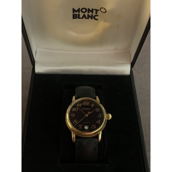 《實拍》MONTBLANC 萬寶龍 7004 STAR DATE 明星系列 Meisterstuck 不銹鋼包金半自動錶