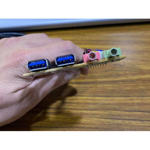 點子電腦☆北投☆(機殼/主機板-排線) USB3.0 音源孔 前置面板/前置擋板線(7.5cm)