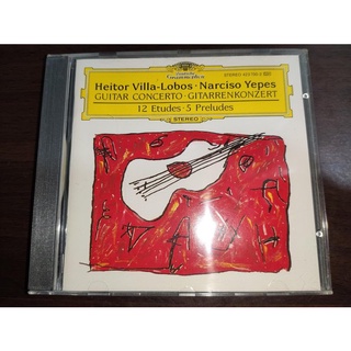 Yepes Villa-Lobos Guitar Concerto 12 Estudos 5 Preludes DG