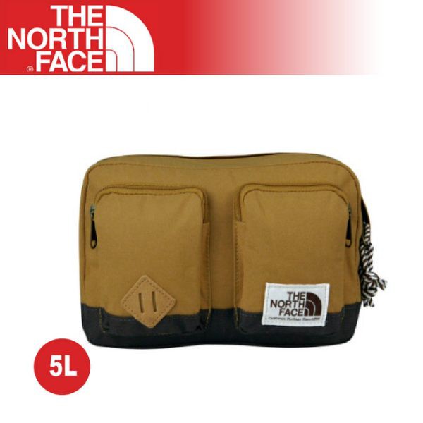 【The North Face 5L 多功能腰包《霧古銅/墨灰》】2UCY/側背包/肩背/旅行/側腰包/悠遊山水