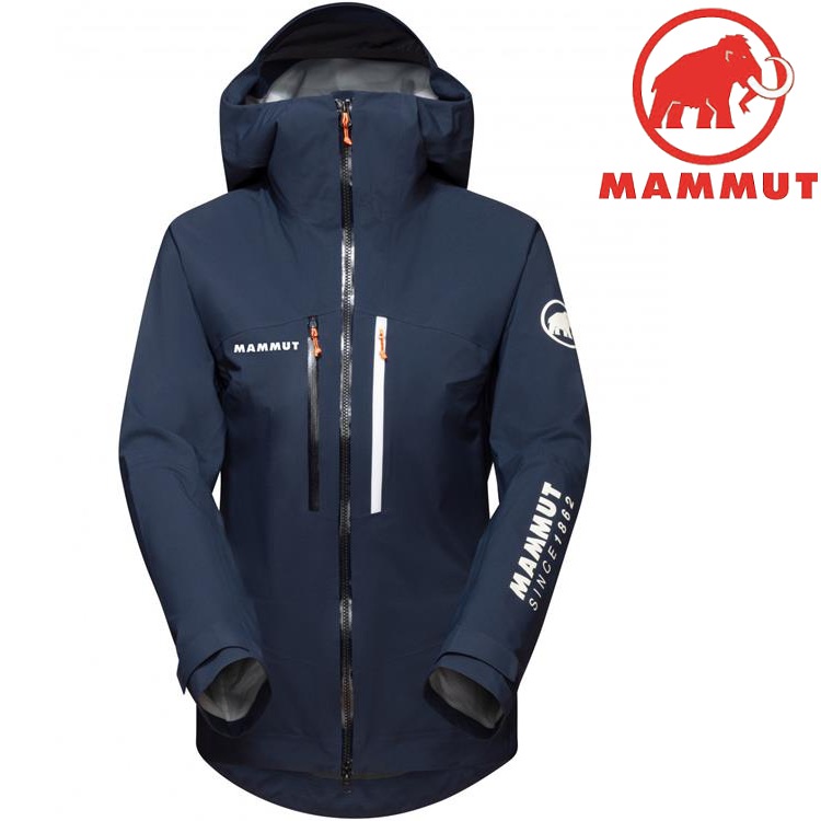 Mammut 長毛象 160 Years Taiss HS 女款登山雨衣/防水外套-160週年系列 1010-29541