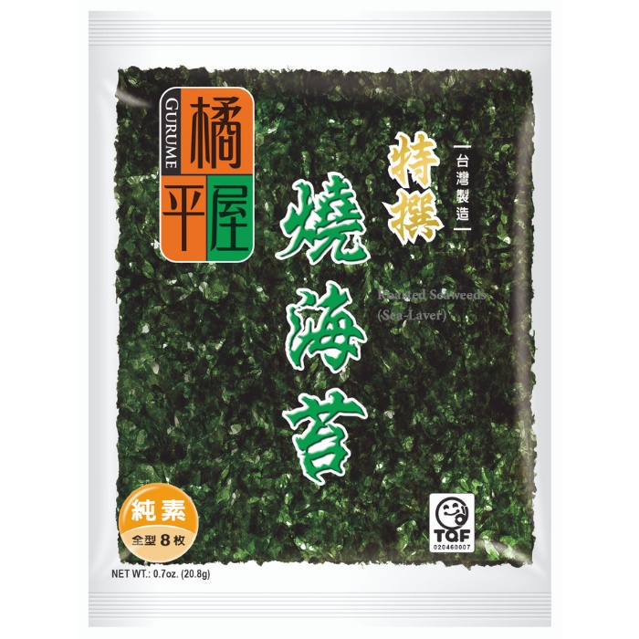 【素可買】橘平屋--特撰燒海苔(3包/袋)