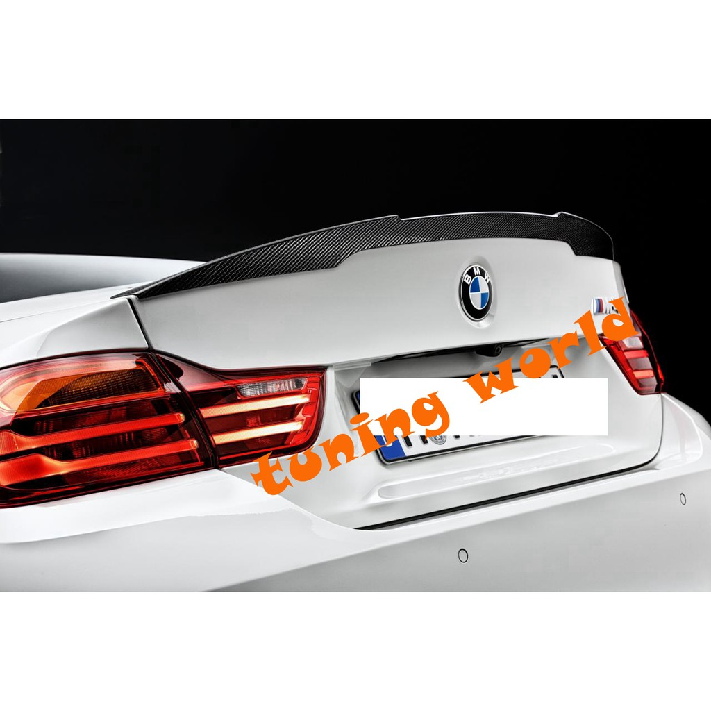 BMW F36 4系列 4門 鴨尾 尾翼 M4款 CARBON 鍛造碳纖維 大理石紋 (附3M雙面膠)