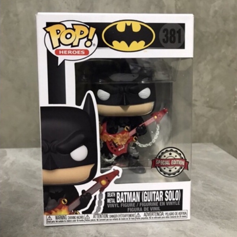 正版現貨 FUNKO POP 381 蝙蝠俠 黑暗之夜 死亡金屬 DC 英雄 特別版