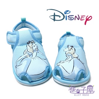 迪士尼DISNEY 愛麗絲童款經典造型護趾嗶嗶涼鞋 叫叫鞋 [321075] 水藍 MIT台灣製造【巷子屋】