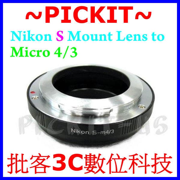 NIKON S Zeiss Ikon Contax RF鏡頭轉Micro FOUR THIRDS M4/3相機身轉接環