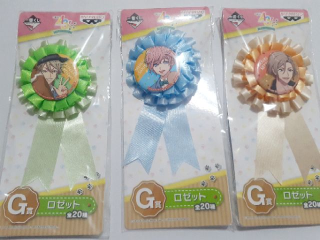 現貨 A3!汪汪一番賞G賞Rossete緞帶徽章 椋 一成 三角 紬 譽 十座 密