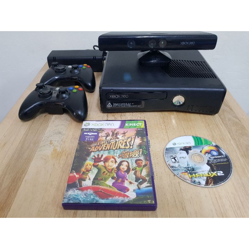 二手良品Xbox 360 S 配全主機 320G + Kinect 體感操作 在家防疫 戒除手機 運動娛樂雙贏