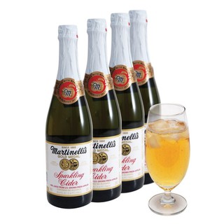 好市多專職代購-MARTINELLI'S 氣泡蘋果汁750 毫升 X 4 入