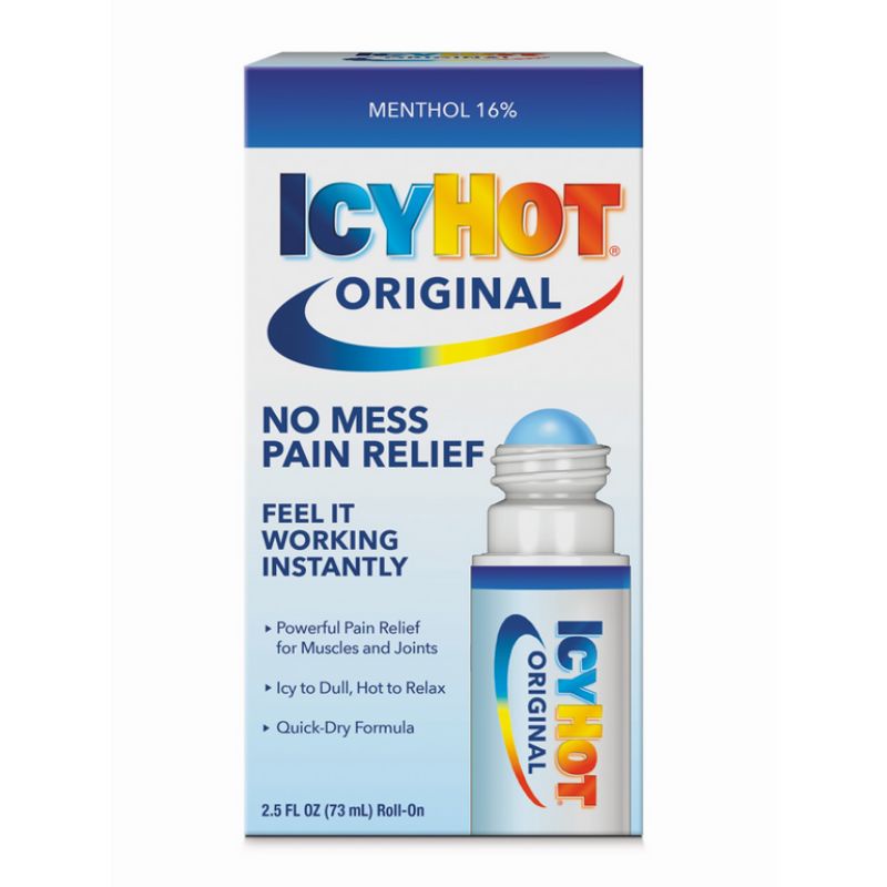 Icy Hot original no mess pain relief with roll on with Box