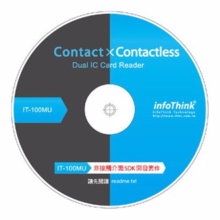 北車 捷運 訊想 InfoThink IT-100MU / IT-101MU 非接觸介面SDK+2張 感應卡