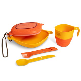 美國【UCO】SIX PIECE MESS KIT / 6元件餐盒組 /餐盒組/ 便當盒 / 無雙酚A /戶外用餐具
