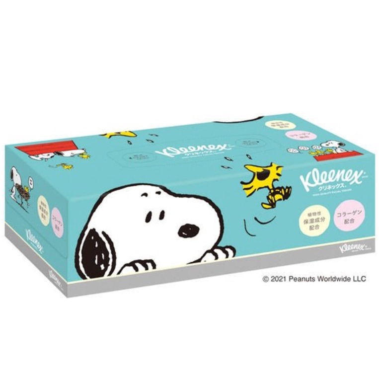 【JPGO】日本製 盒裝面紙 抽取式衛生紙 史奴比Snoopy包裝~單盒