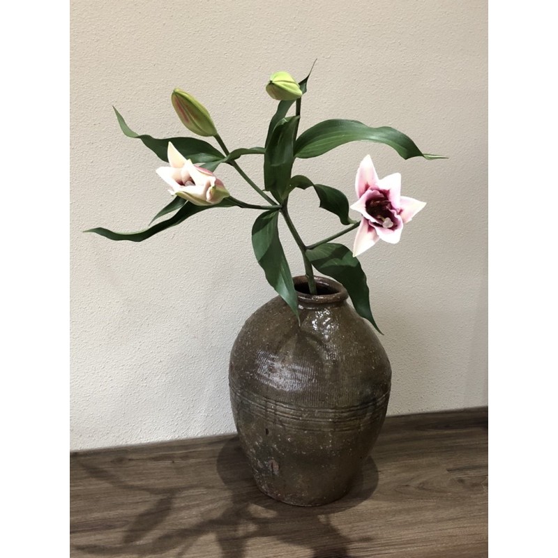 甕花器陶器花瓶古道具老件出清折扣自取或大榮宅配 蝦皮購物