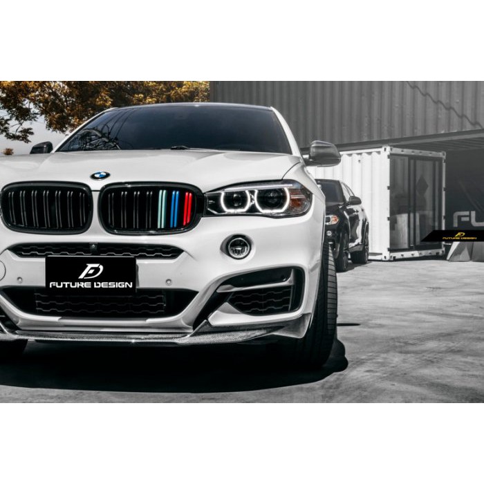 【政銓企業】BMW F16 X6 P款 高品質 抽真空 卡夢 前下巴 免費安裝 現貨供應MTECH 保桿專用