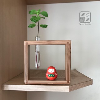 試管花器 療癒植栽座 永生花框 景觀花框