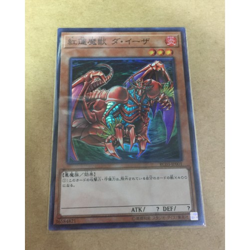 遊戲王 RC03-JP001 紅蓮魔獸 達伊薩 亮面 卡片