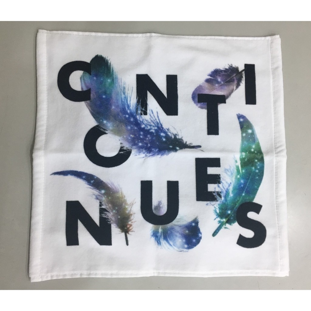 羽生結弦周邊] 日本通販商品方巾白色/藍色【Continues ～with Wings