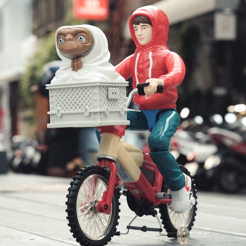 Myu - E.T. 外星人 ET 腳踏車 Extra Terrestrial Bicycle 公仔 擺飾 收藏
