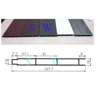 中空鋁板 4107A 鋁擠型 1cm雙面鋁板 平面雙面板 鋁門窗材料 鋁材 鋁門窗《昇瑋五金》