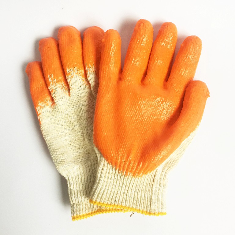 棉紗手套 沾乳膠手套 工作手套 一雙