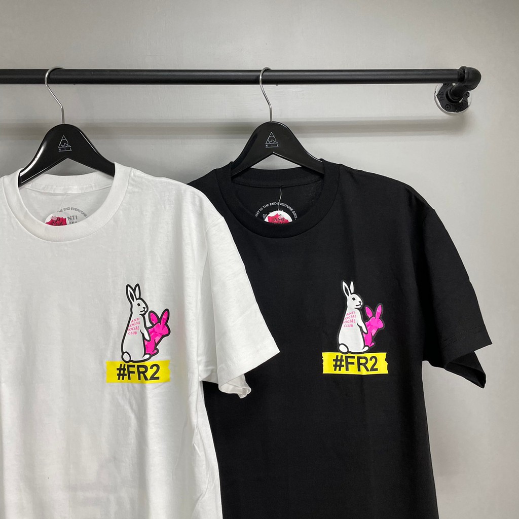 Nil Anti Social Social Club Assc X Fr2 聯名限定兔兔短t 蝦皮購物