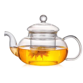 耐高溫玻璃泡茶壺花草茶壺水果茶具玻璃煮茶壺多規格可選