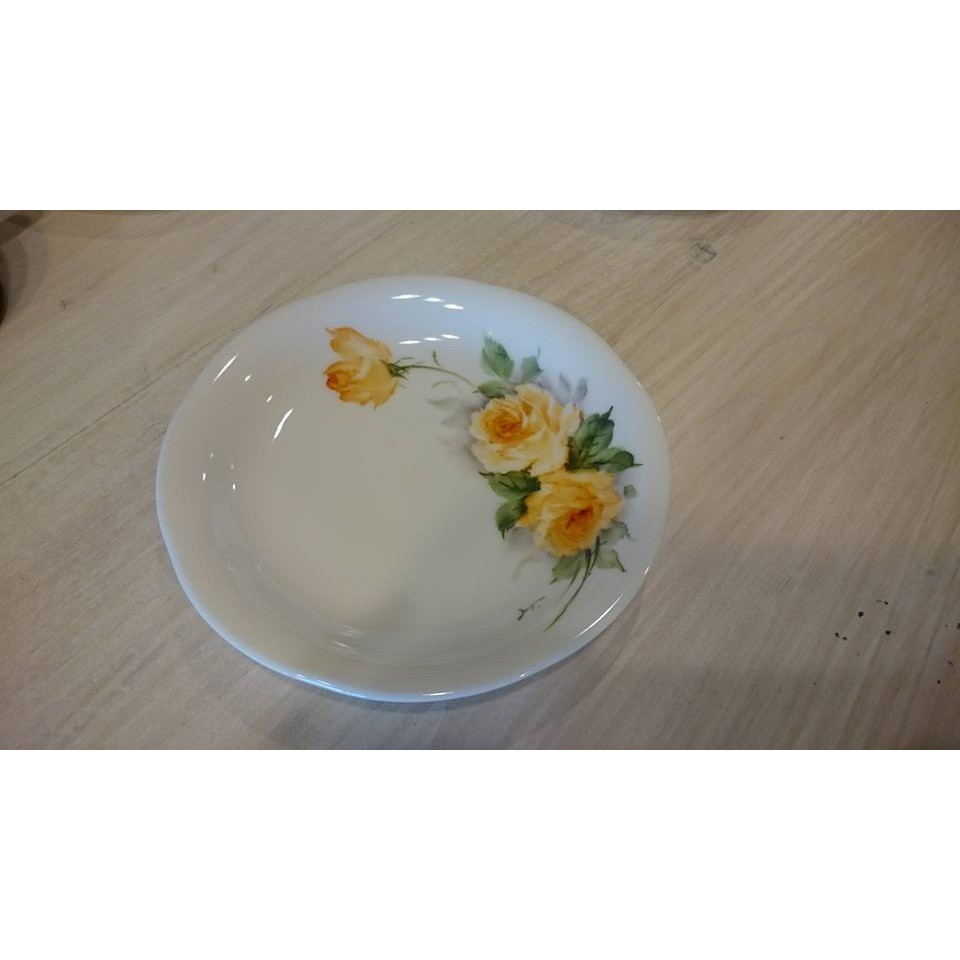 姬の薔薇日本國寶級大師大坪高明手繪花卉蛋糕盤
