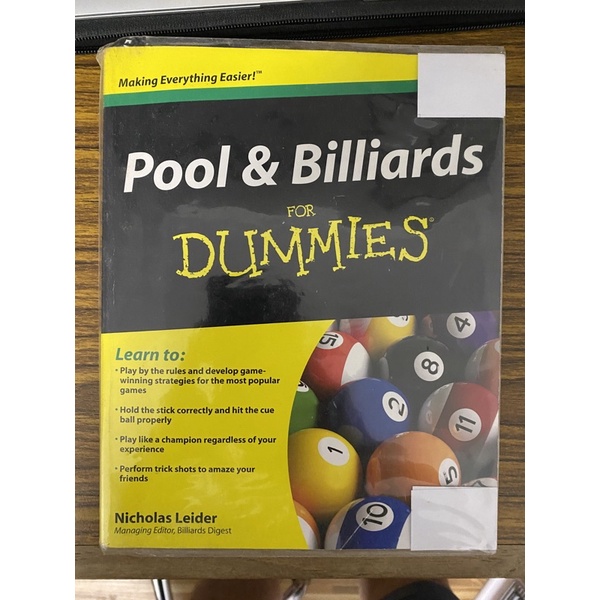 Pool and Billiards for dummies 二手書 撞球入門
