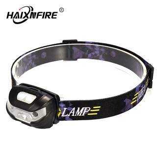 Haixnfire Hp31 LED強光頭燈充電超亮感應迷你小夜釣礦燈頭戴式鋰電筒戶外