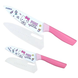 【Sanrio】Hello Kitty刀具組-含刀套（主廚刀+水果刀）