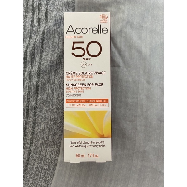 Acorelle 日光意境 全護植萃臉部防曬乳 SPF50