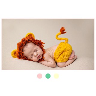 『寶寶寫真』可愛小 獅子 兩件式寶寶攝影服裝 動物造型 新生兒寫真 qbaby shop