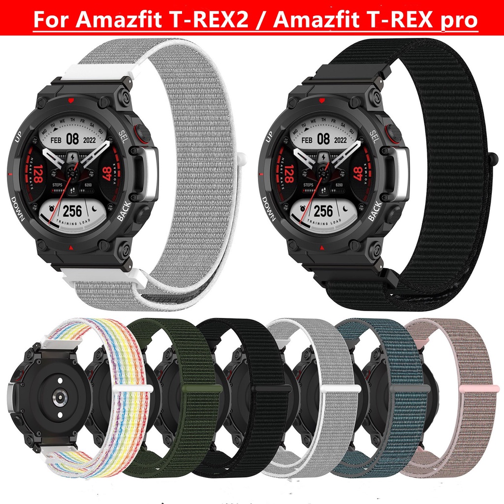 適用於Amazfit Trex2手錶的尼龍錶帶 Amazfit T-Rex A1918 Trex Pro Ares配件