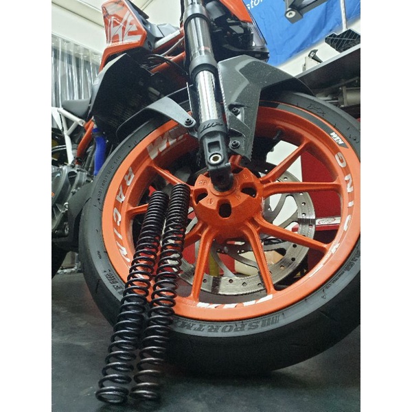 Ktm Duke 390 250 海絲瓜401  前叉前避震強化彈簧