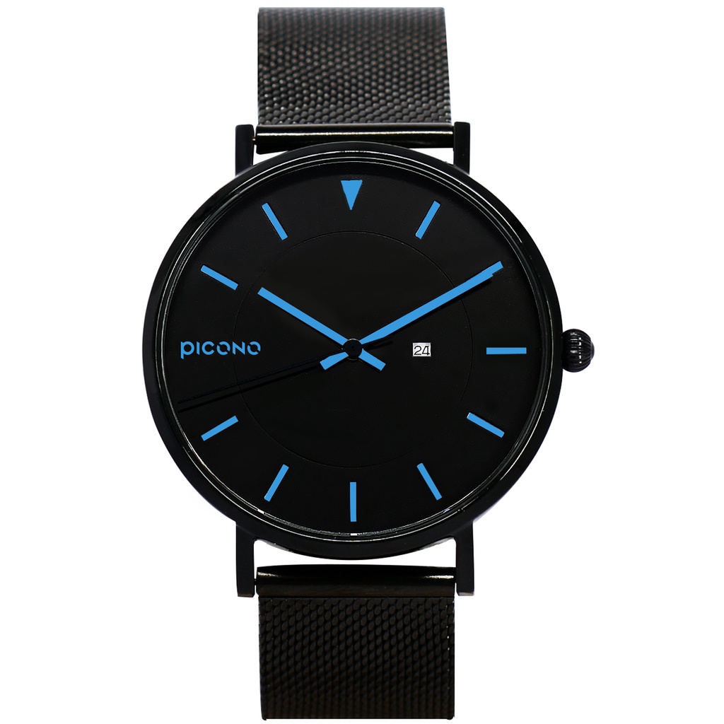PICONO RGB簡約米蘭錶帶系列手錶 藍色 RGB-6403