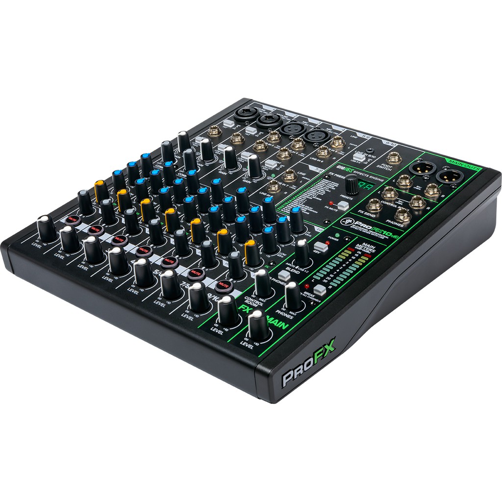MACKIE ProFX10v3或ProFX10v3+十軌帶數位效果USB-B/C混音器【音響世界】