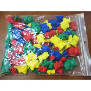 USL 遊思樂 數字砝碼熊 3 / 6 / 9 / 12 g ( 96pcs ) 教具