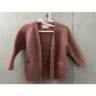 2️⃣二手私服2️⃣ Zara Baby 12-18M 毛料 針織 外套 罩衫 長袖