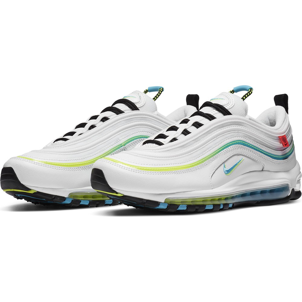 NIKE 耐吉207男運動鞋 AIR MAX 97 WW  氣墊 避震 慢跑  白 CZ5607100